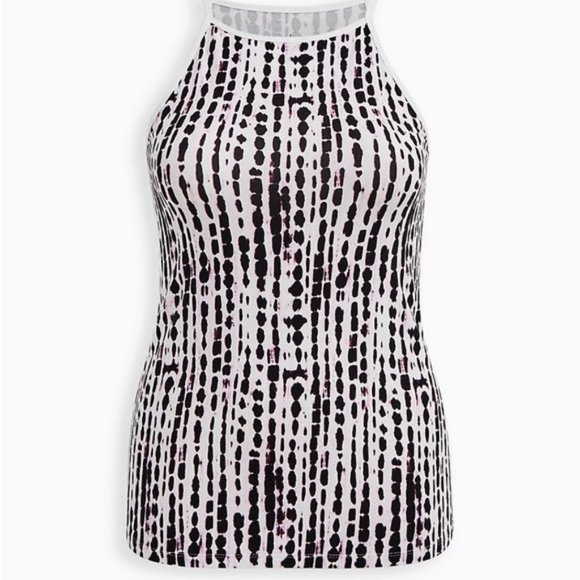 Torrid Multi Tie Dye High Neck Foxy Tank Plus 2X - Picture 5 of 8